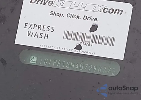 2013 Chevrolet Cruze Ls Auto z USA, uszkodzony, nr VIN 1G1PA5SH4D7296772